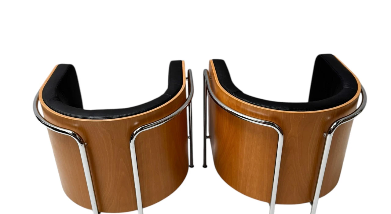 Bauhaus Style S3002 Club Tub Armchairs by Christoph Zschoke for Thonet, 2000s